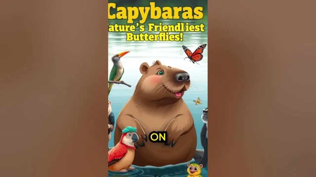 Capybara: The Social Butterflies